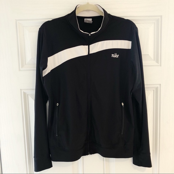 Nike Jackets & Blazers - Nike Zip Up Jacket Black Size Large